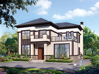 中式別墅，適合農(nóng)村自建，美觀大氣還實用，就是這么奢華大氣