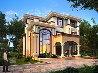 三層現(xiàn)代別墅，布局完美，百看不厭。