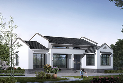 農(nóng)村一層小別墅，簡約不失奢華，造價便宜！