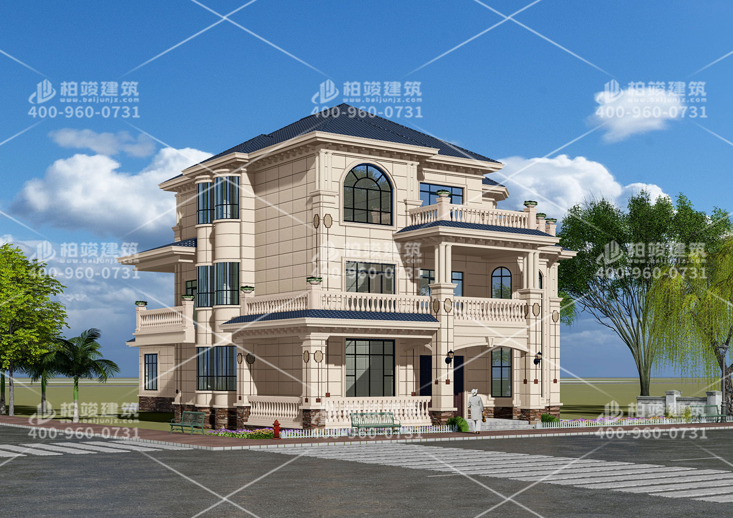 桐鄉(xiāng)張總定制大別墅，十里八鄉(xiāng)都傳開了，倍有面！