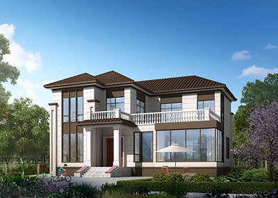 農(nóng)村二層大別墅，歐式風格，簡約大氣上檔次！