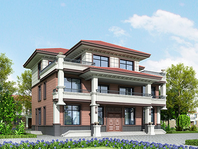 雙拼大別墅，兄弟兩個(gè)家庭的房屋。