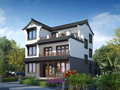 小兩口想要私人空間用設計圖自建房。