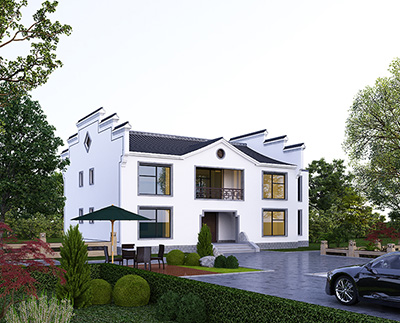 鄉(xiāng)間的路上，夕陽伴著晚歸的步伐，回到農(nóng)村自建房！