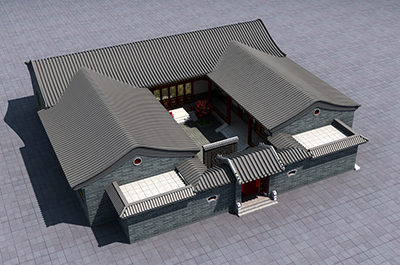 最美四合院效果圖設(shè)計(jì)大全。