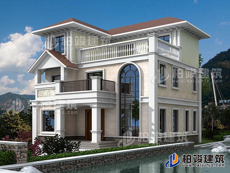 三層新農(nóng)村小別墅全套設計圖紙，帶活動室