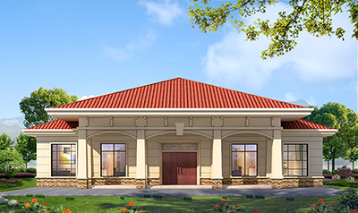 農(nóng)村20萬(wàn)自建一層平房設(shè)計(jì)圖，占地面積280平米