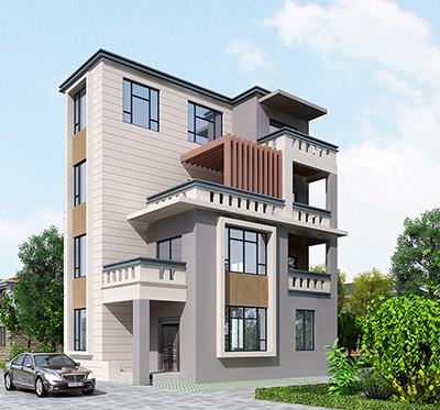 新中式四層別墅設(shè)計(jì)圖紙，最美的新中式別墅