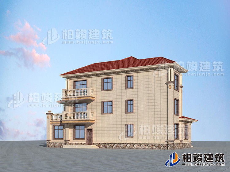 三層別墅設(shè)計(jì)圖紙及效果圖大全 歐式風(fēng)格BZ3526-簡(jiǎn)歐風(fēng)格