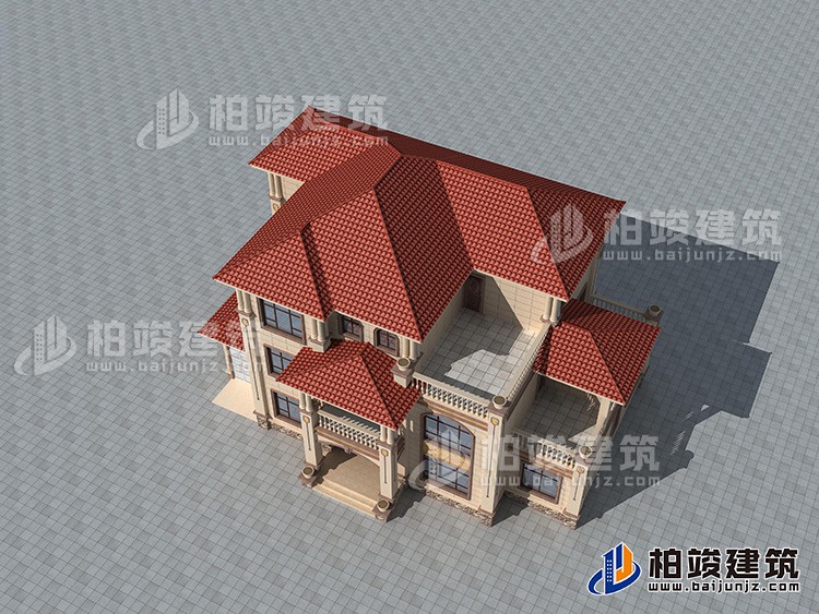 三層別墅設(shè)計(jì)圖紙及效果圖大全 歐式風(fēng)格BZ3526-簡(jiǎn)歐風(fēng)格