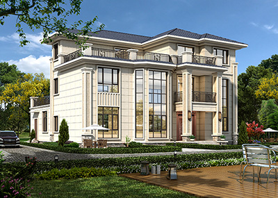 三層農(nóng)村房屋設計圖紙 歐式風格